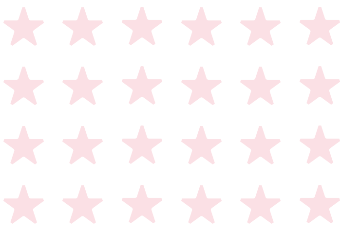 A grid of 25 red stars on a white.